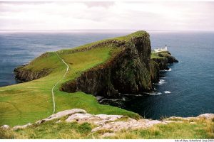 Neist Point Lighthouse, Isle of Skye (Schotland, sep.2001 [oorspr. analoog])